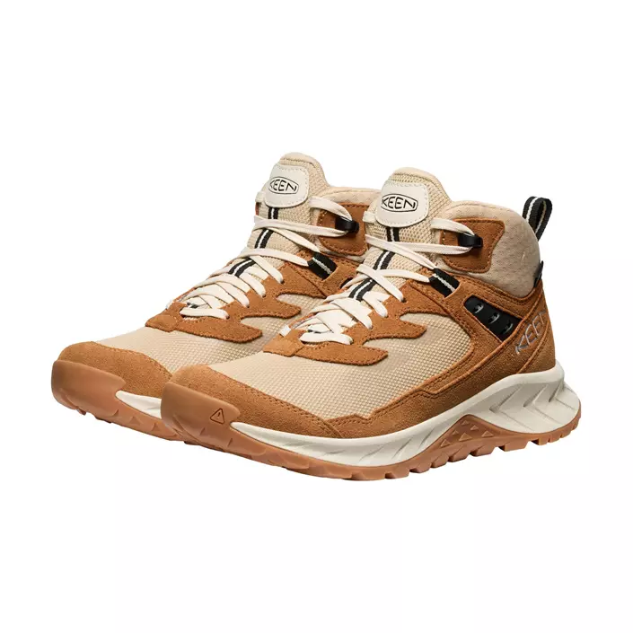 Keen Hightrail Mid WP vandrarkängor dam, Safari/chipmunk, large image number 4