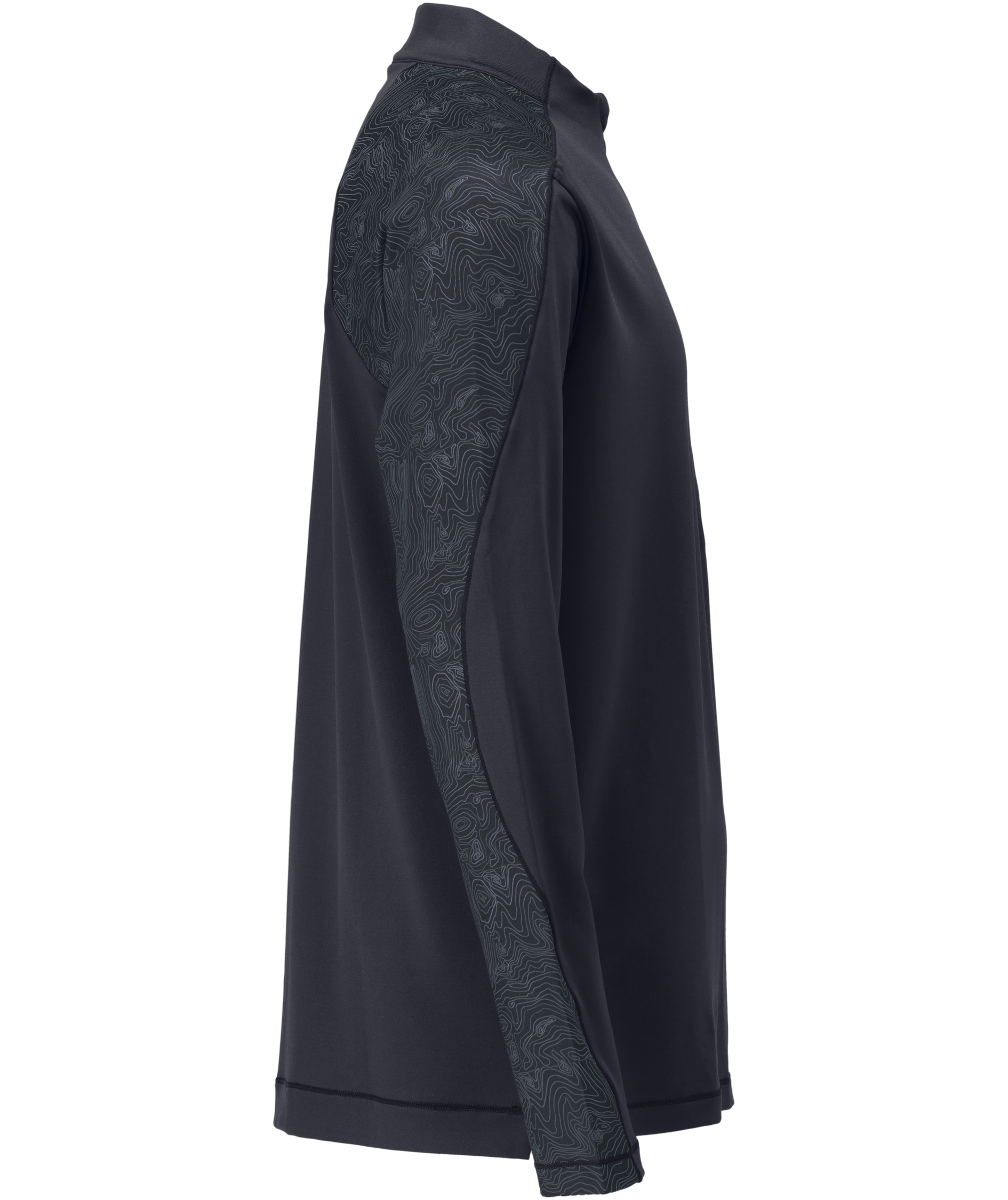 Mascot Customized half zip long-sleeved T-shirt, Dark Marine Blue, large image number 2