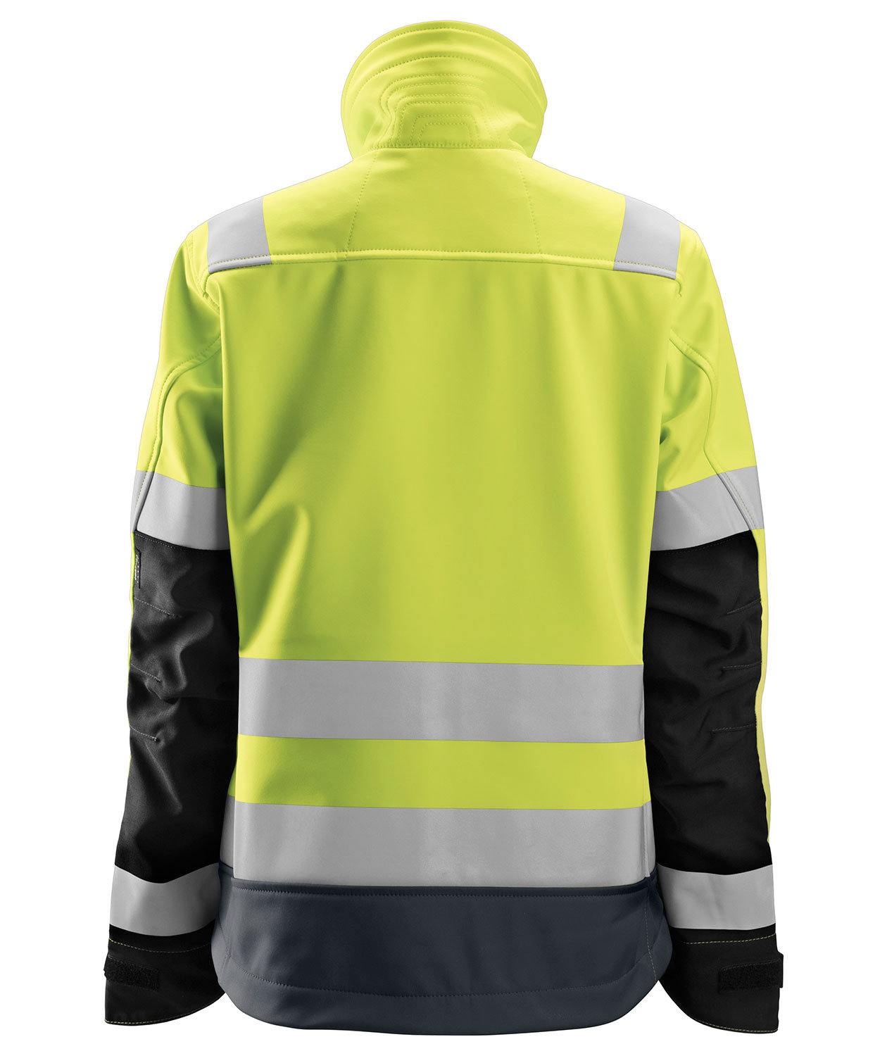 Snickers AllroundWork softshelljacka 1237 dam, Varsel Gul/St&aring;lgr&aring;