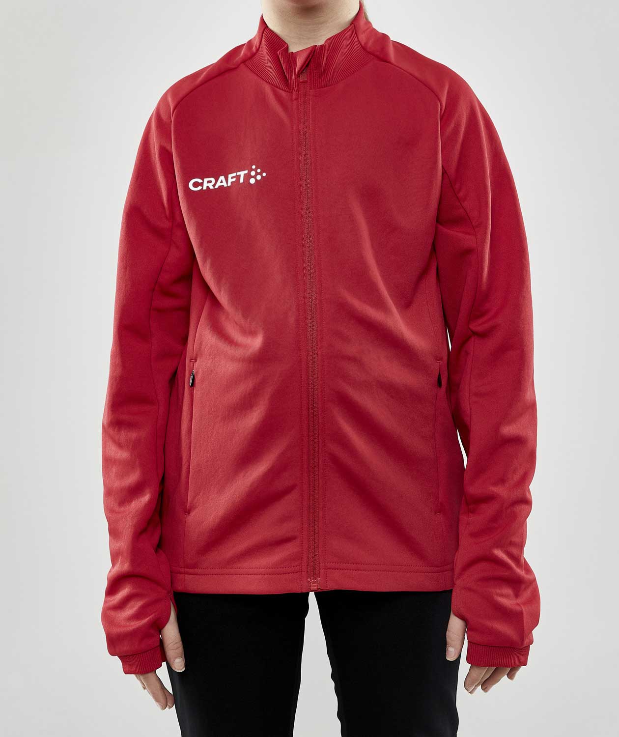 Craft Evolve Full Zip sweatshirt for kids, Red, large image number 1