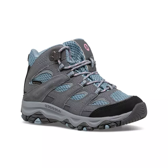 Merrell Moab 3 Mid WTRPF Altitude boots for kids, Grey, large image number 0