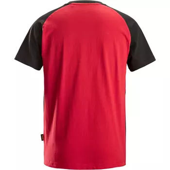 Snickers T-shirt 2550, Chili röd/svart