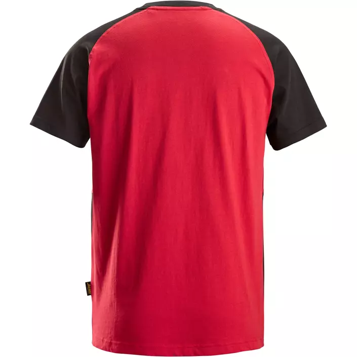 Snickers T-skjorte 2550, Chili rød/svart, large image number 1