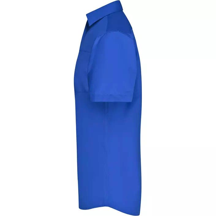 James & Nicholson modern fit kurzärmeliges Hemd, Königsblau, large image number 3