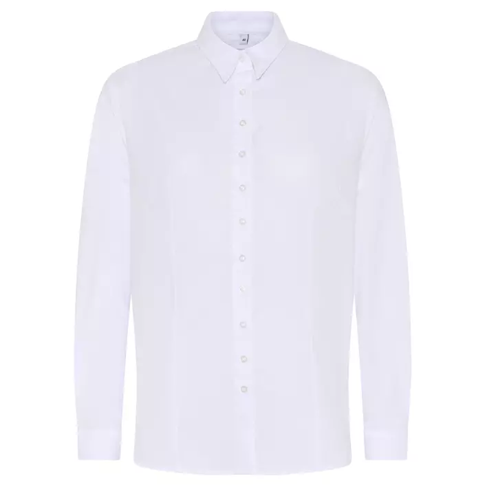 Angli Curve Oxford dameskjorte, Hvid, large image number 0