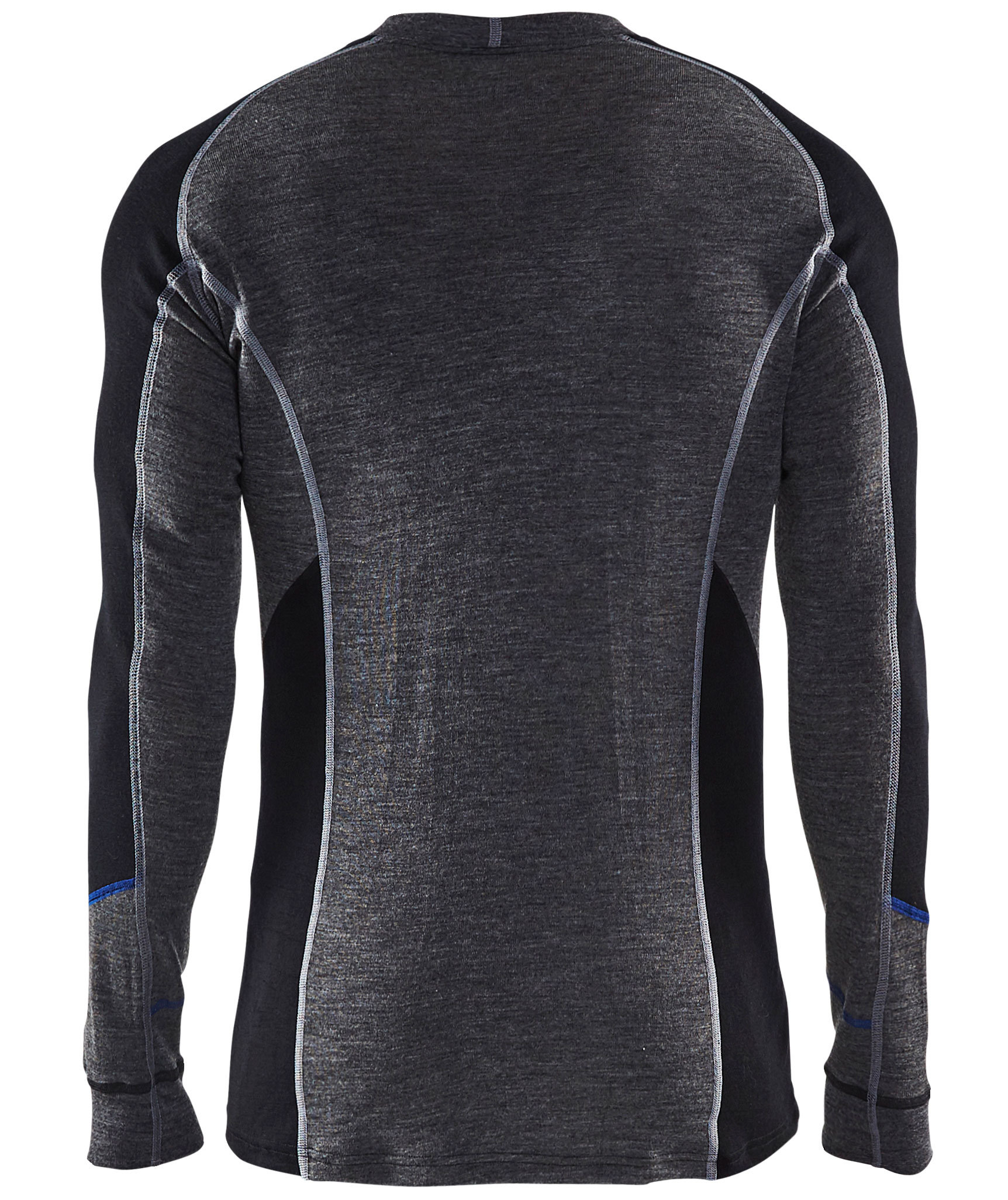Bl&aring;kl&auml;der WARM underwear shirt with merino wool, Grey/Black, large image number 1