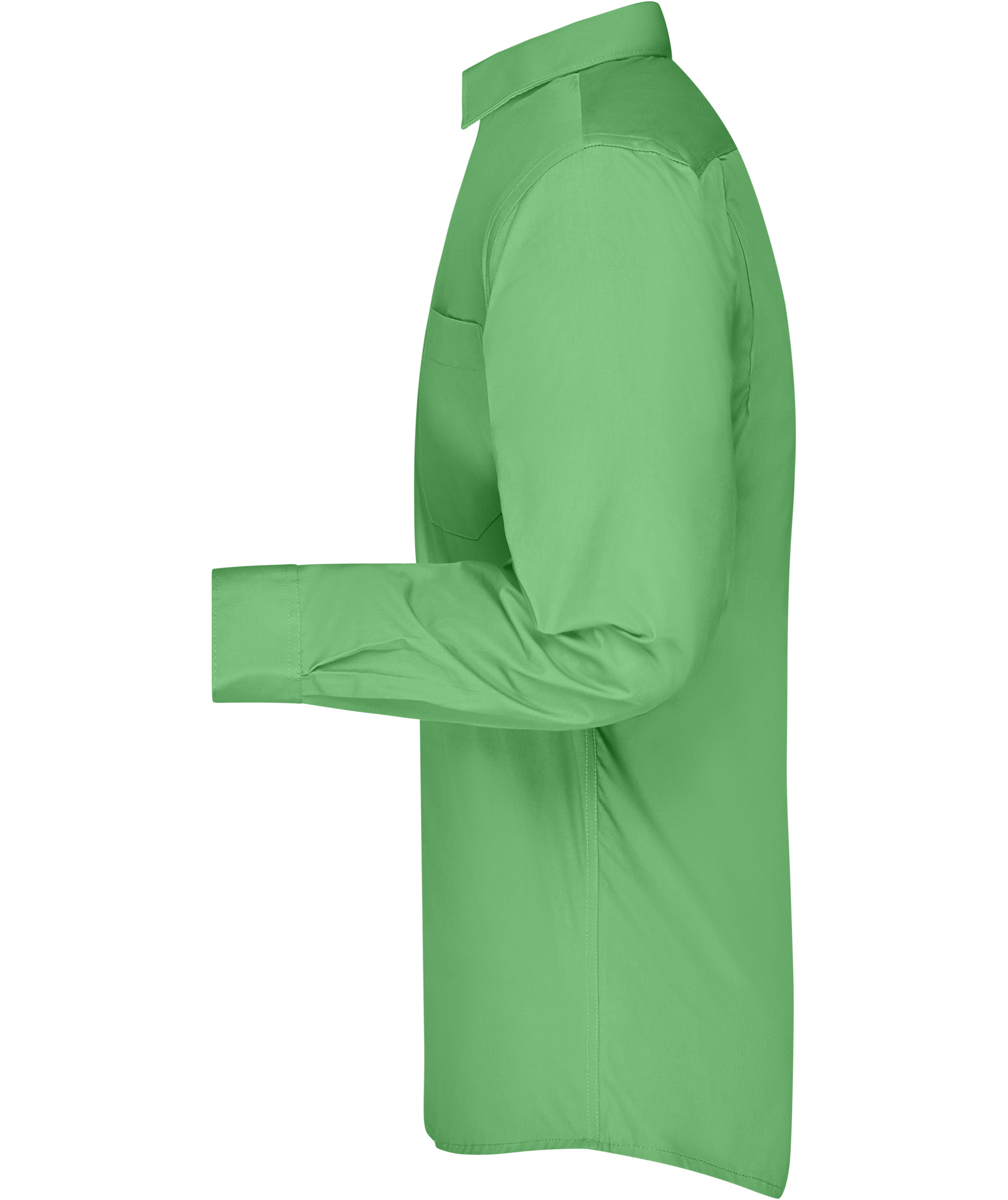 James & Nicholson modern fit  skjorta, Limegr&ouml;n, large image number 3