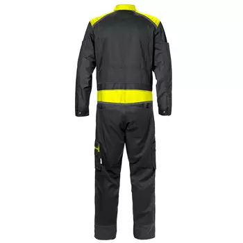 Fristads coverall 8555, Black/Hi-Vis Yellow