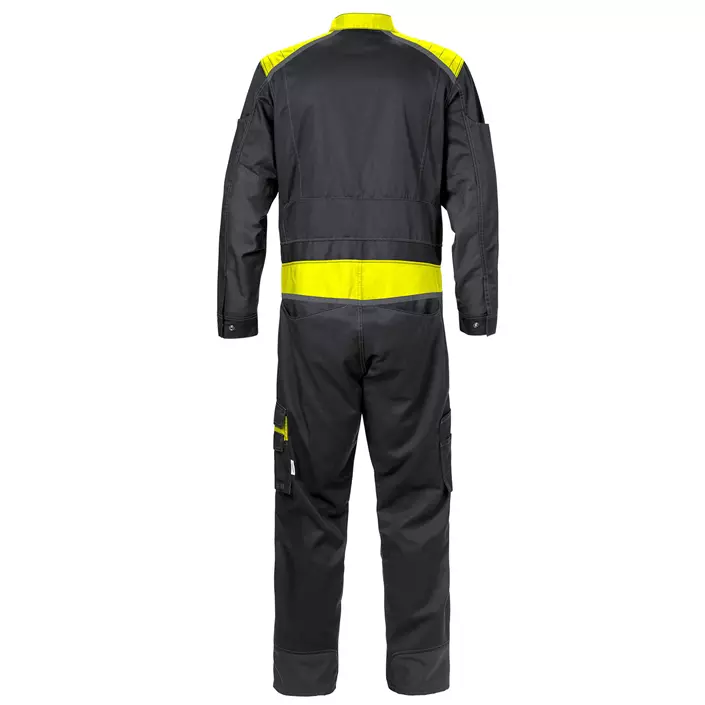 Fristads coverall 8555, Black/Hi-Vis Yellow, large image number 1
