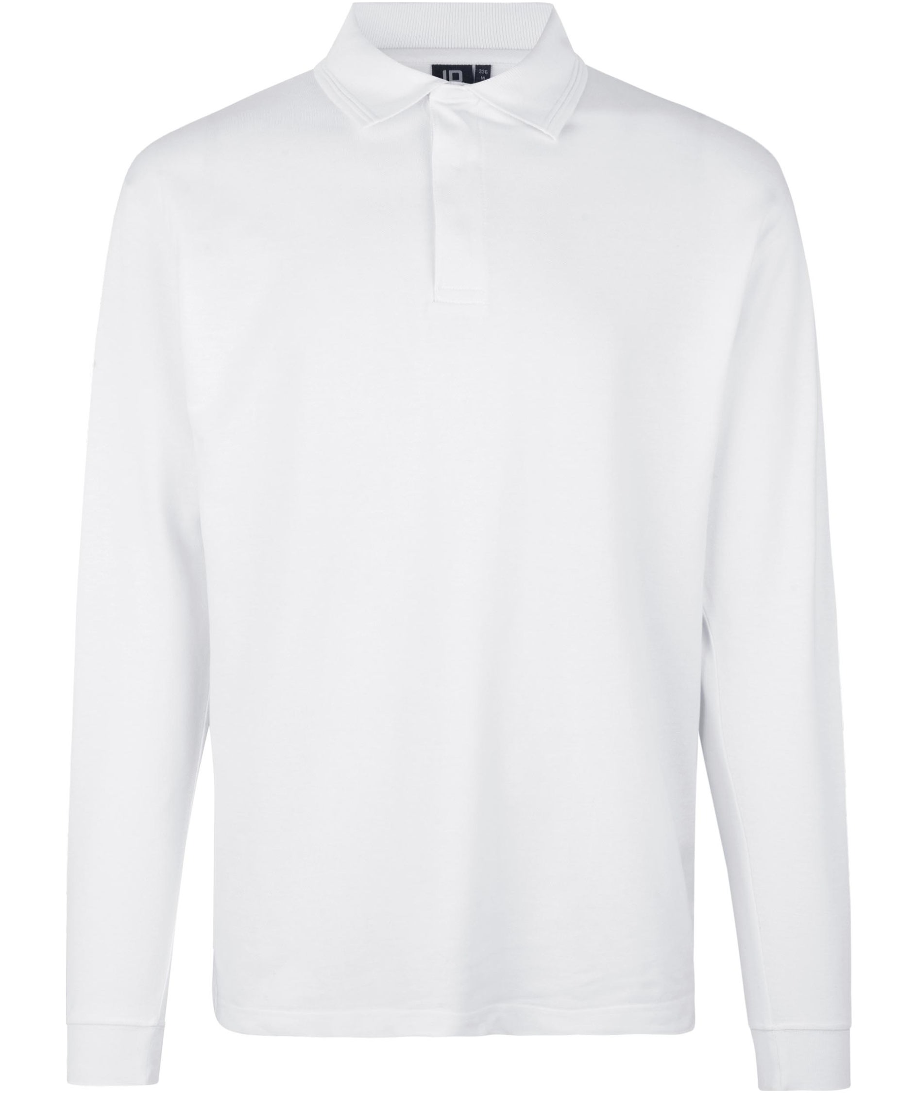 ID PRO Wear long sleeved Polo shirt White