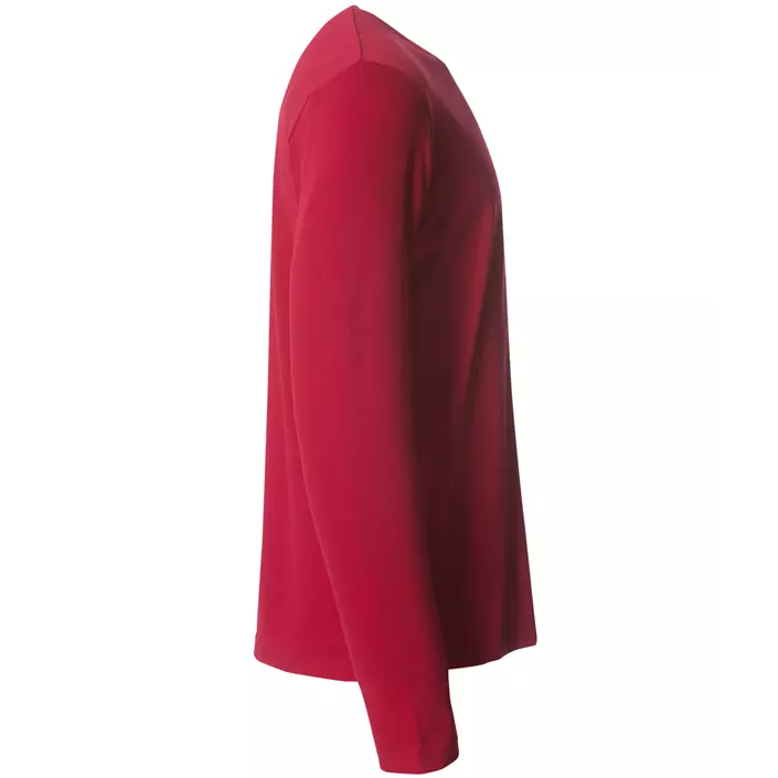Clique Basic-T langærmet T-shirt, Red, large image number 2