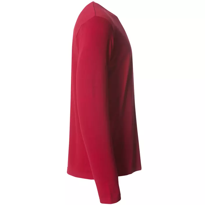 Clique Basic-T langermet T-skjorte, Red, large image number 2