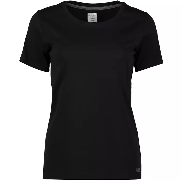 Seven Seas dame T-skjorte med rund hals, Black, large image number 0