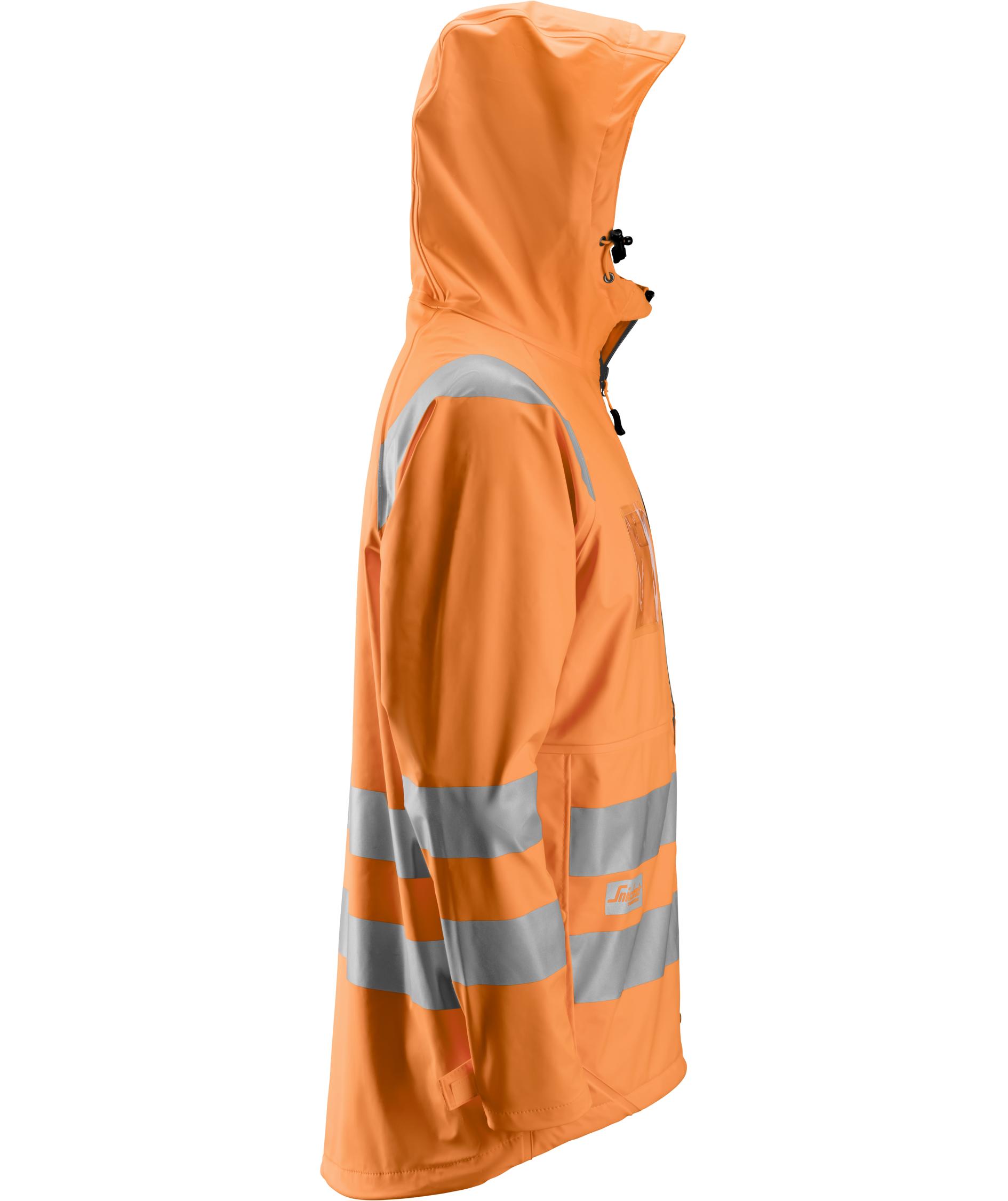 Snickers PU regnjakke, Orange, large image number 2