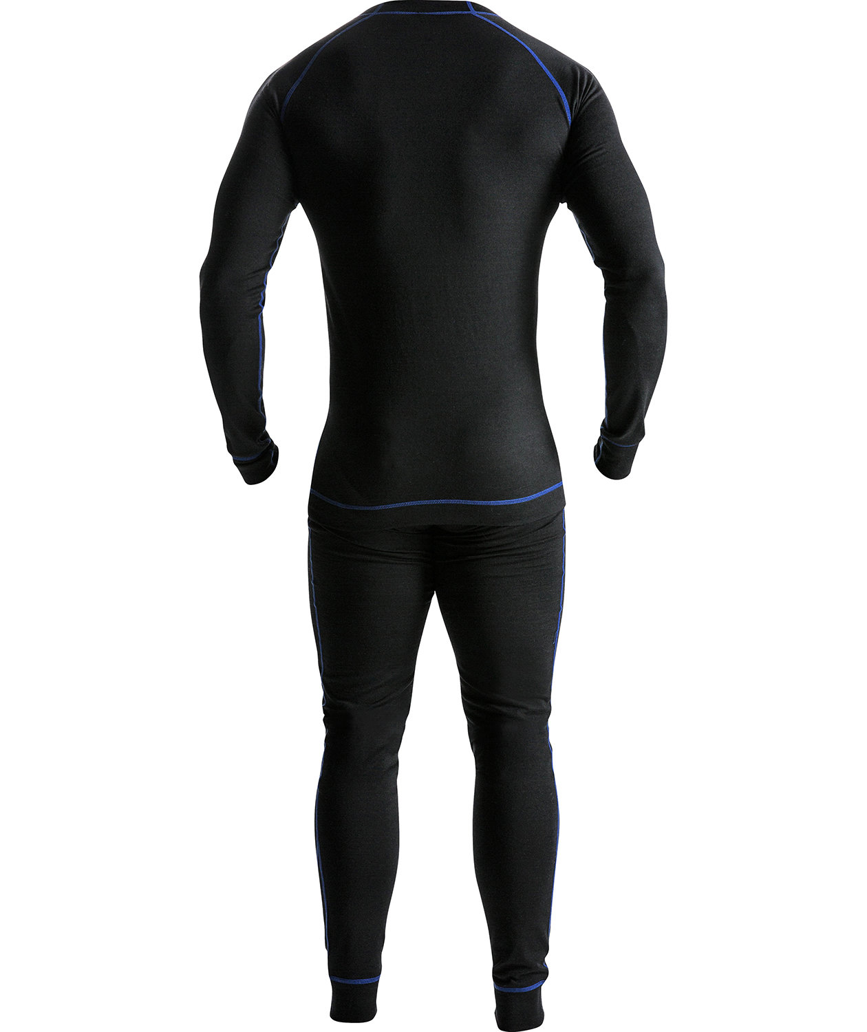 Fristads thermal crewneck 7517 with merino wool, Black, large image number 3