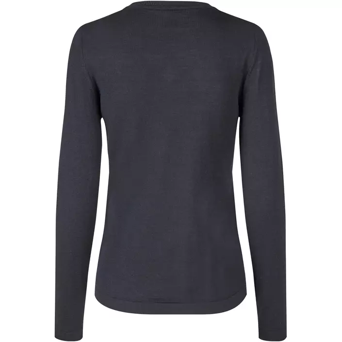 Seven Seas stickad tröja med ull dam, Navy, large image number 1
