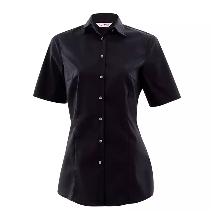 Kümmel Frankfurt Slim fit poplin women's short-sleeved shirt, Black, large image number 0