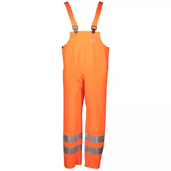 Abeko Atec rain bib and brace trousers, Hi-vis Orange