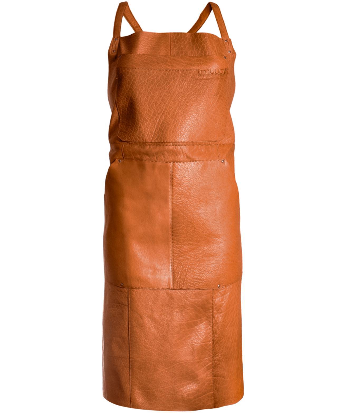 MUUD Dubai leather welding apron, Warm Camel