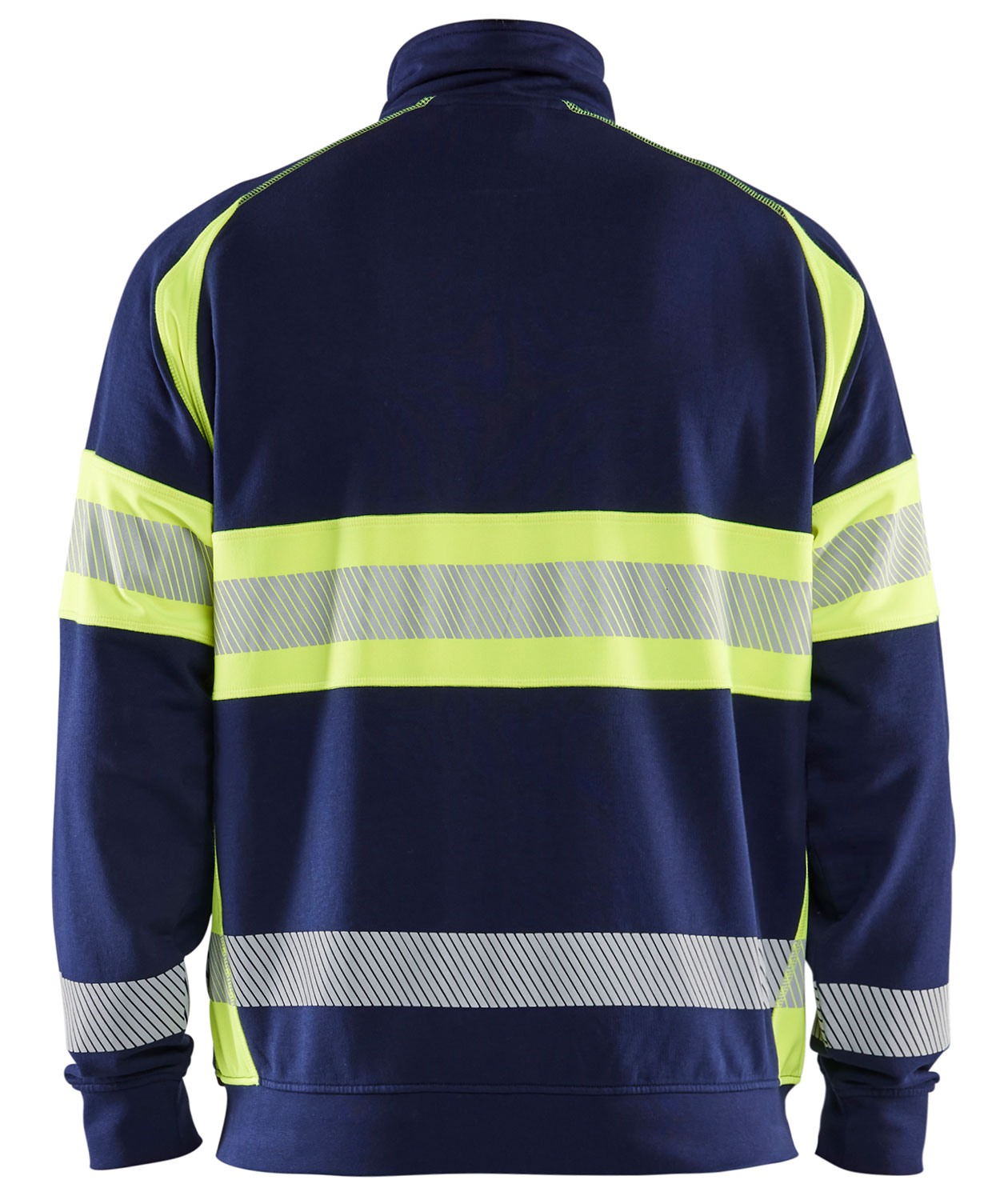 Bl&aring;kl&auml;der cardigan, Marine/Hi-Vis yellow, large image number 1