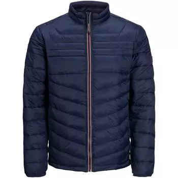 Jack & Jones JJEHERO Plus Size quilted jacket, Navy Blazer