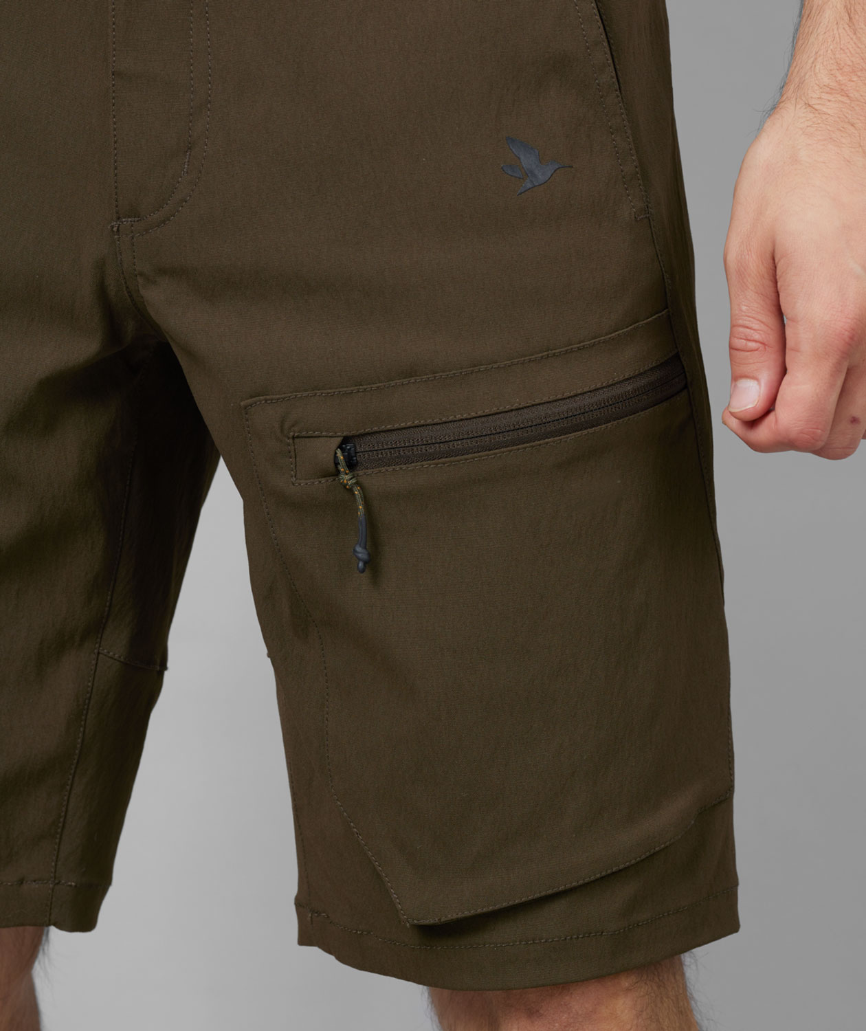 Seeland Rowan stretch shorts, Pine green, large image number 5