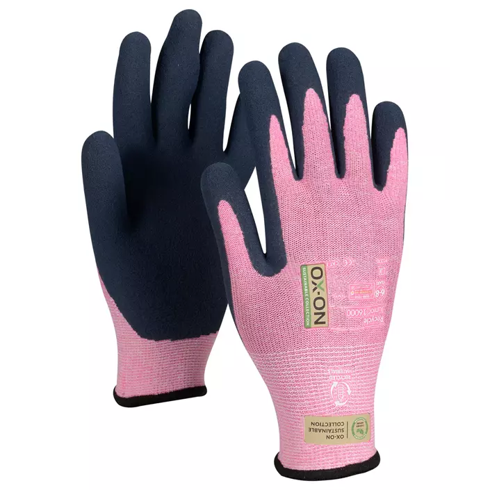 OX-ON Recycle Junior 16000 work gloves, Rosa, large image number 2