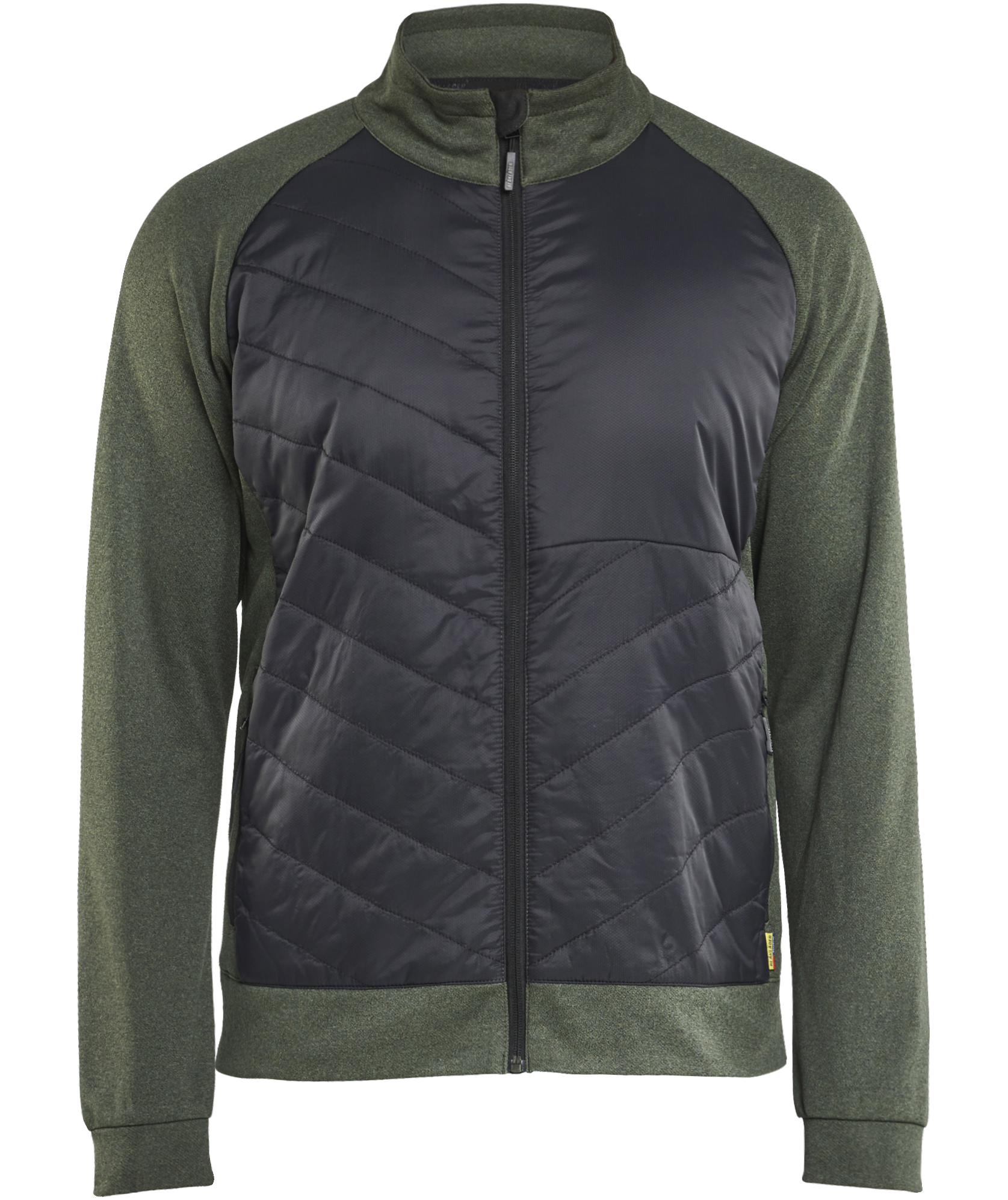 Bl&aring;kl&auml;der hybrid cardigan, Autumn green/Black, large image number 0