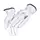 OX-ON Worker Comfort 2301 arbejdshandsker, Hvid, Hvid, swatch