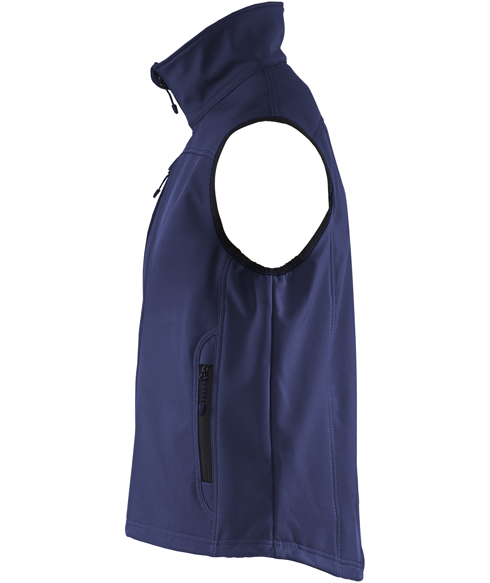 Bl&aring;kl&auml;der softshell vest, Marine, large image number 3