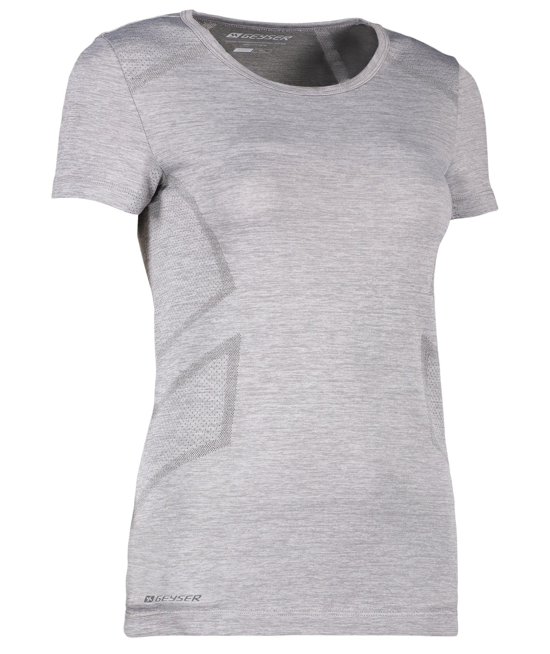 GEYSER Seamless dame T-shirt, Gr&aring;&nbsp;Melange, large image number 1