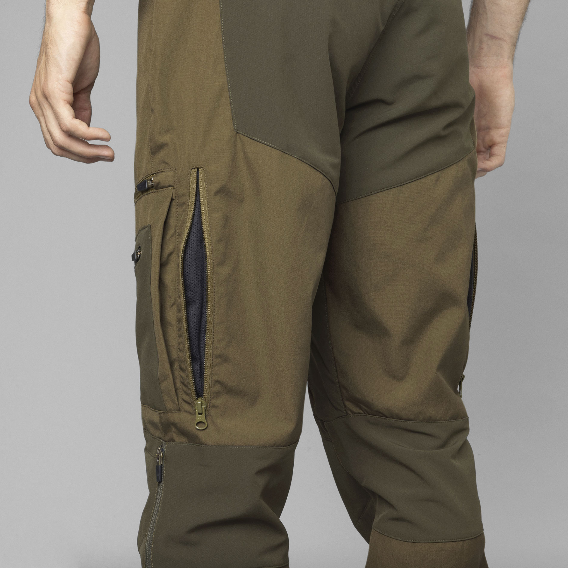 Seeland Hemlock bukser, Military olive/Pine green, large image number 3