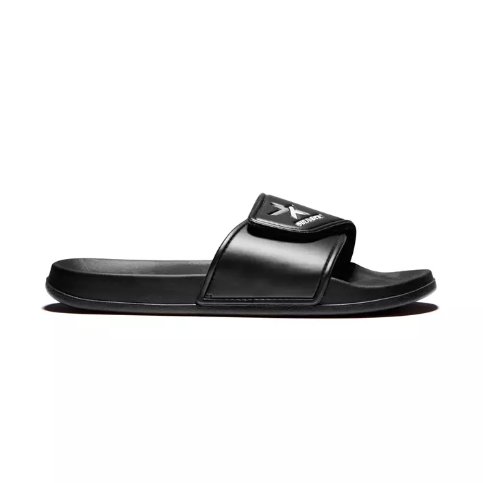 Solid Gear Slide Moon shower sandals, Black, large image number 0