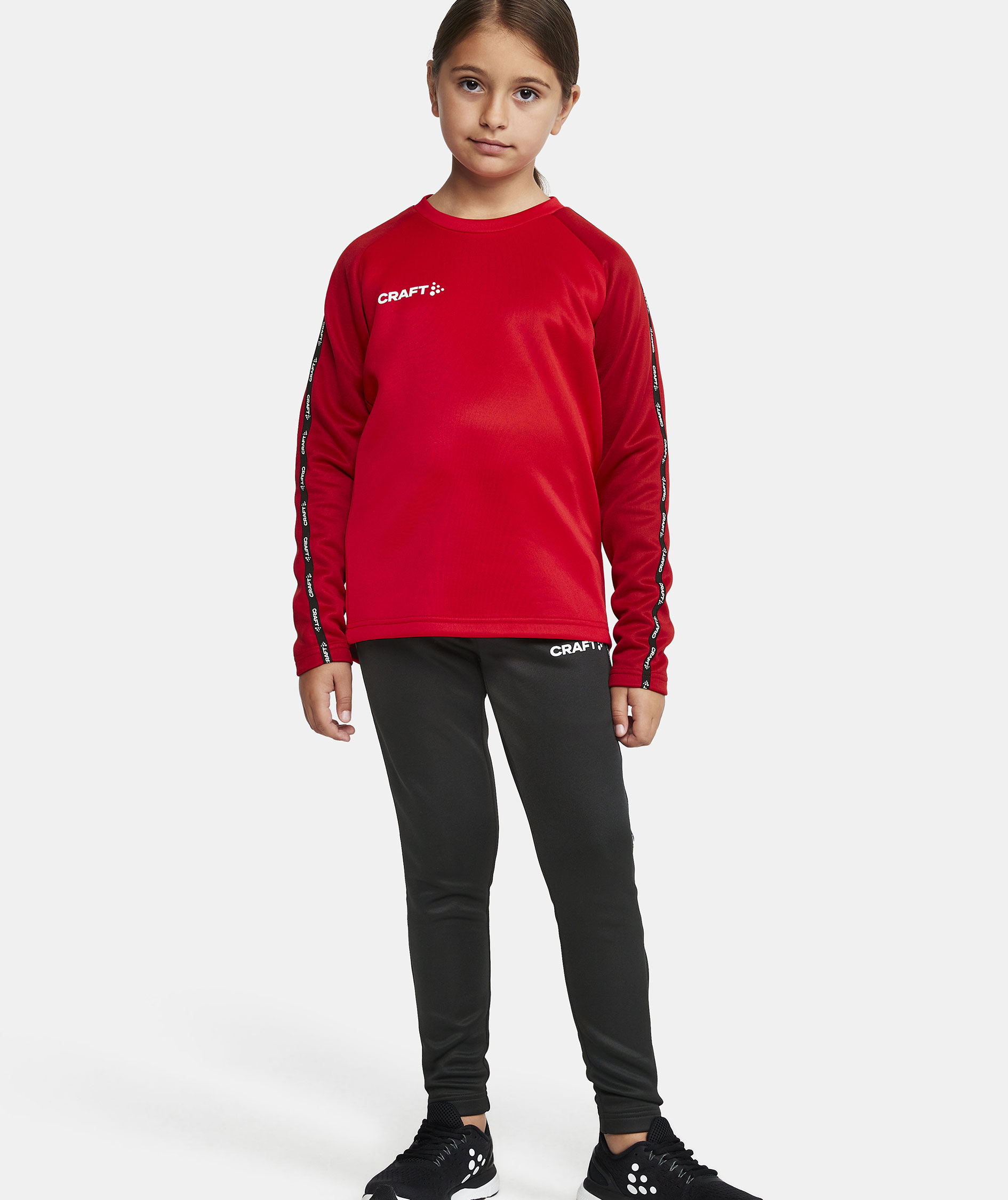 Craft Squad 2.0 treningsgenser for barn, Bright Red-Express