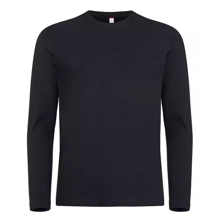 Clique Premium Fashion-T langermet T-skjorte, Svart, large image number 0