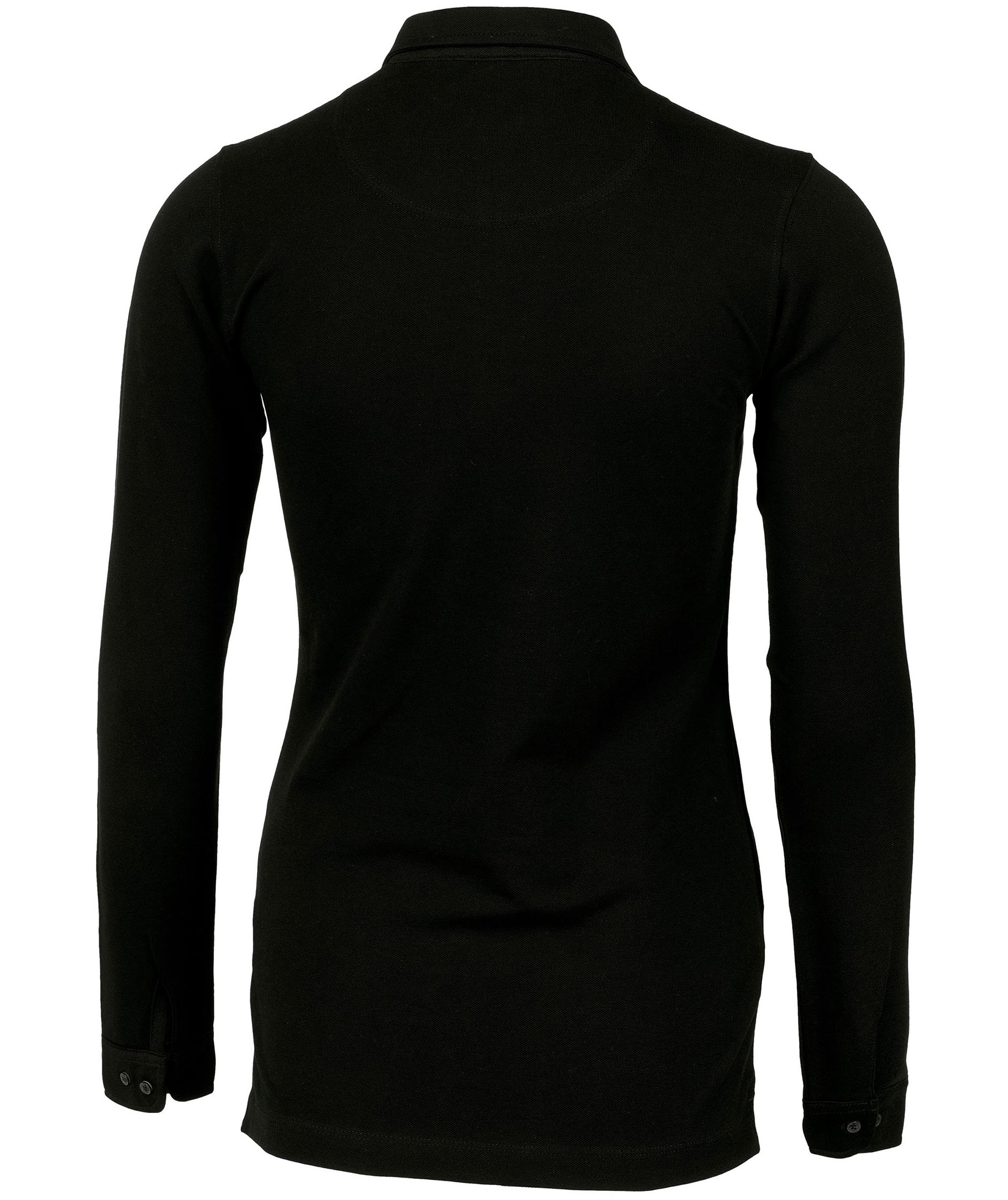 Nimbus Carlington long-sleeved women's polo shirt, Black, large image number 2