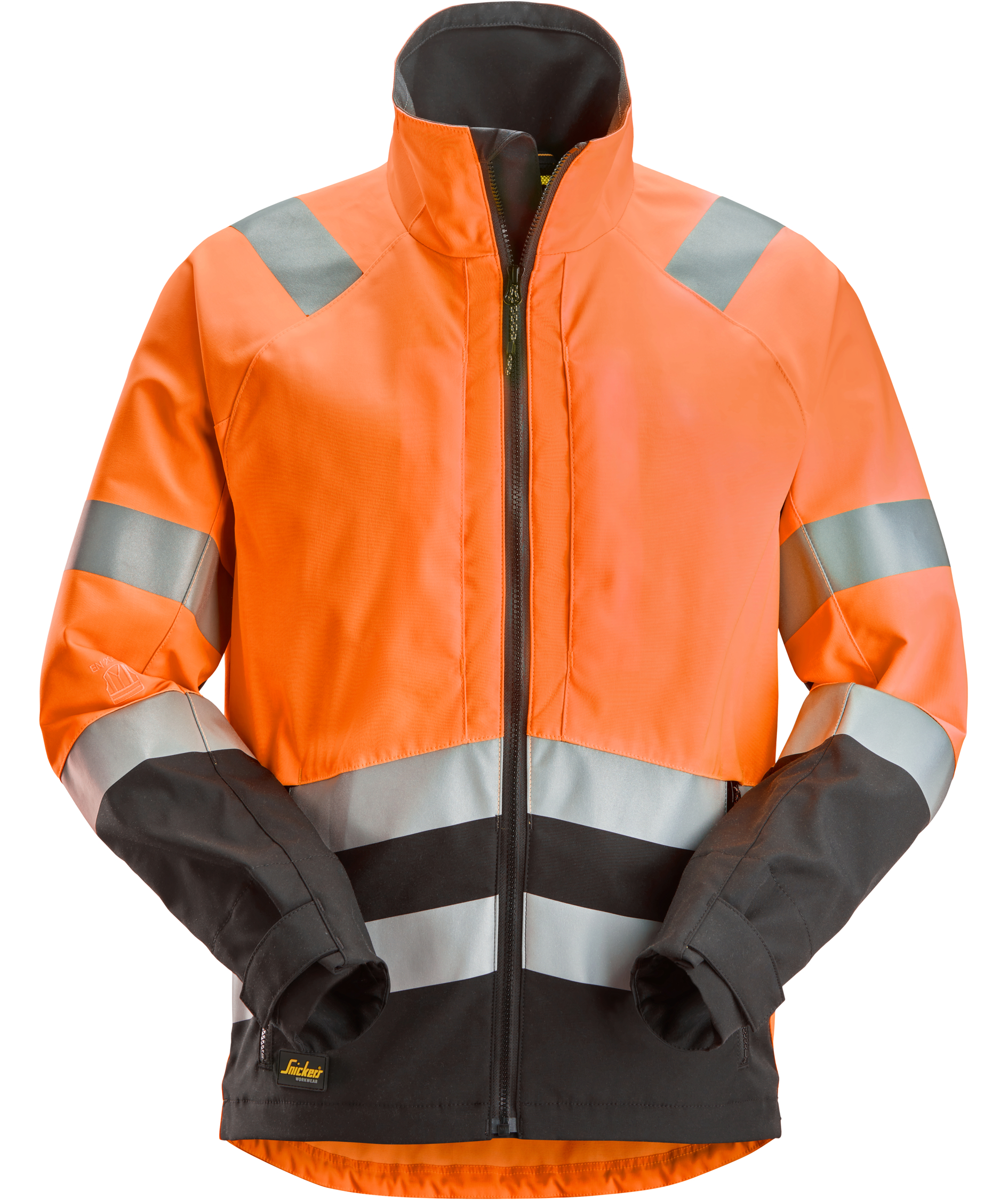 Snickers arbetsjacka 1532, Varsel Orange/Svart, Varsel Orange/Svart, swatch