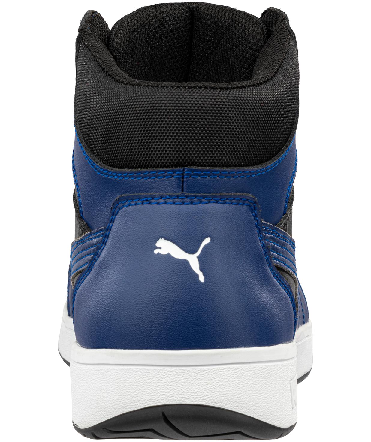 Puma Frontcourt Mid skyddsk&auml;ngor S3L, Svart/Marinbl&aring;, large image number 2