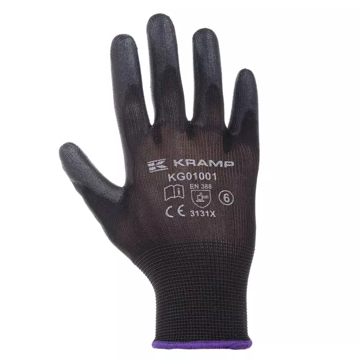Kramp 3-pack mounting gloves, Black, large image number 0