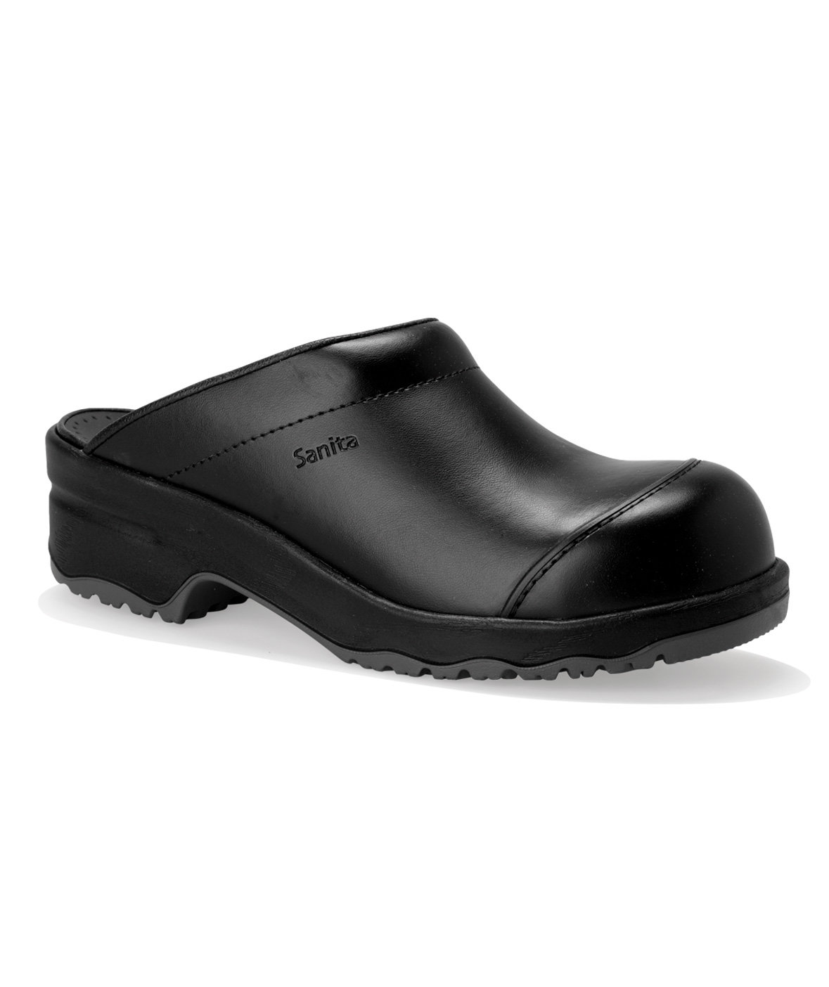 Sanita San Nitril Clogs without heel cover SB, Black