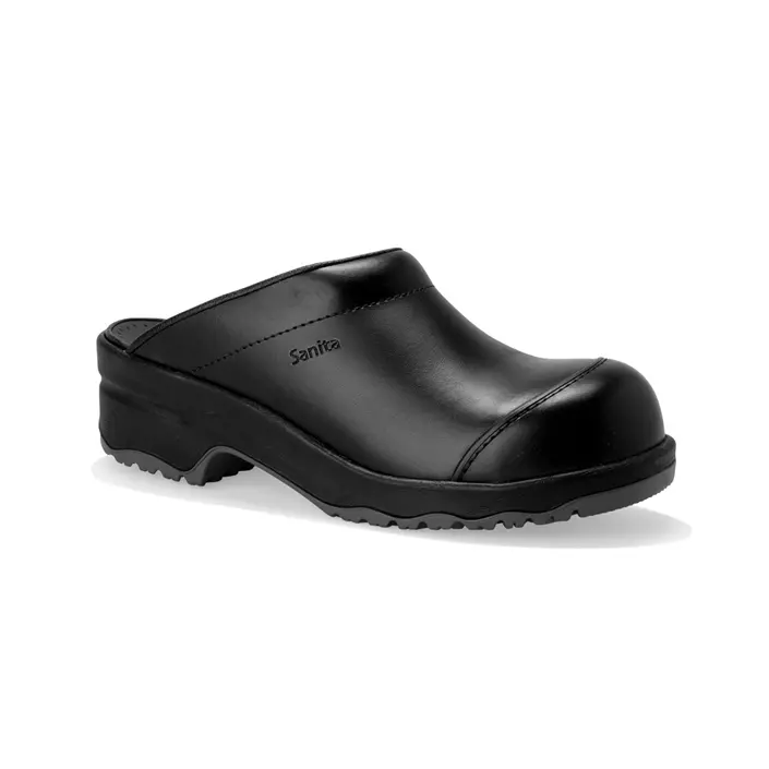 Sanita San Nitril Clogs without heel cover SB, Black, large image number 0