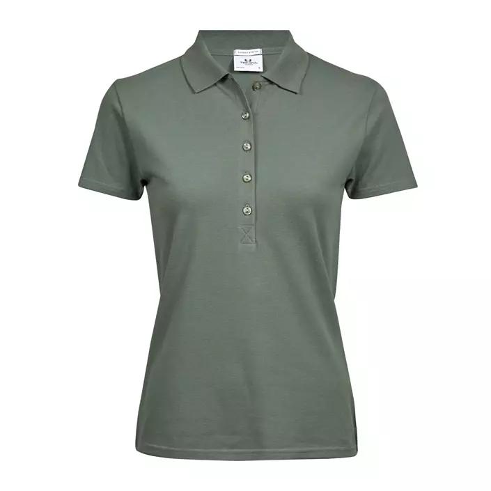 Tee Jays Luxury Stretch Damen Poloshirt, Leaf Green, large image number 0