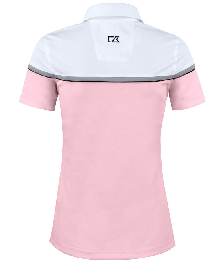 Cutter & Buck Seabeck pik&eacute;tr&ouml;ja dam, Pink/Vit, large image number 1