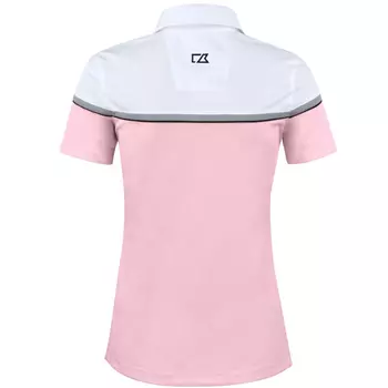Cutter & Buck Seabeck Damen Poloshirt, Pink/Weiß
