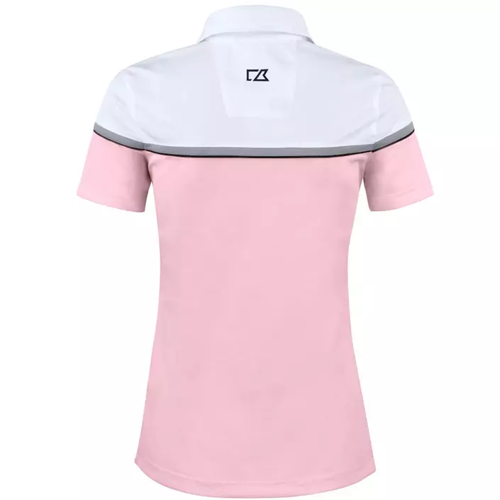 Cutter & Buck Seabeck Damen Poloshirt, Pink/Weiß, large image number 1