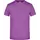 James & Nicholson T-skjorte Round-T Heavy, Purple, Purple, swatch
