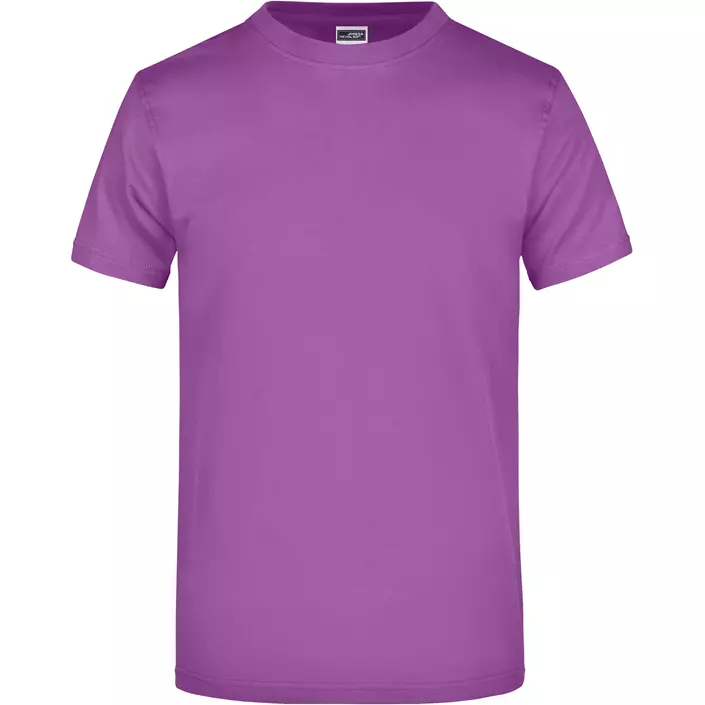 James & Nicholson T-skjorte Round-T Heavy, Purple, large image number 0