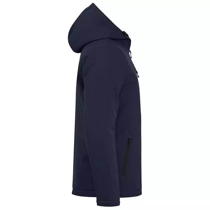 Clique lined softshell jacket, Dark navy, large image number 3
