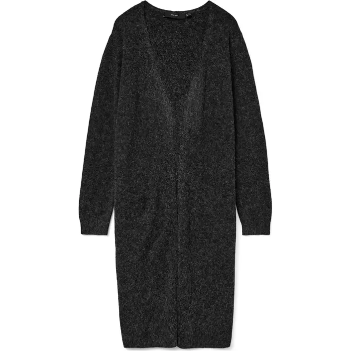 Vero Moda VMDOFFY lång stickad cardigan dam, Black, large image number 0
