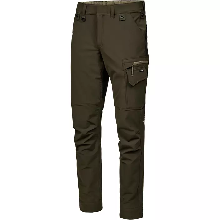 Engel Entire servicebukser full stretch, Forest Green/Black, large image number 5